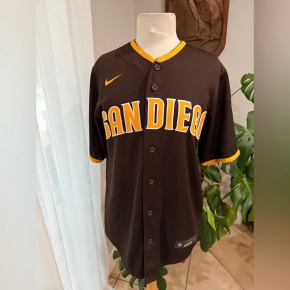 Nike San Diego Padres Fernando Tatis Jr Jersey Brown Men’s Small - Picture 1 of 4